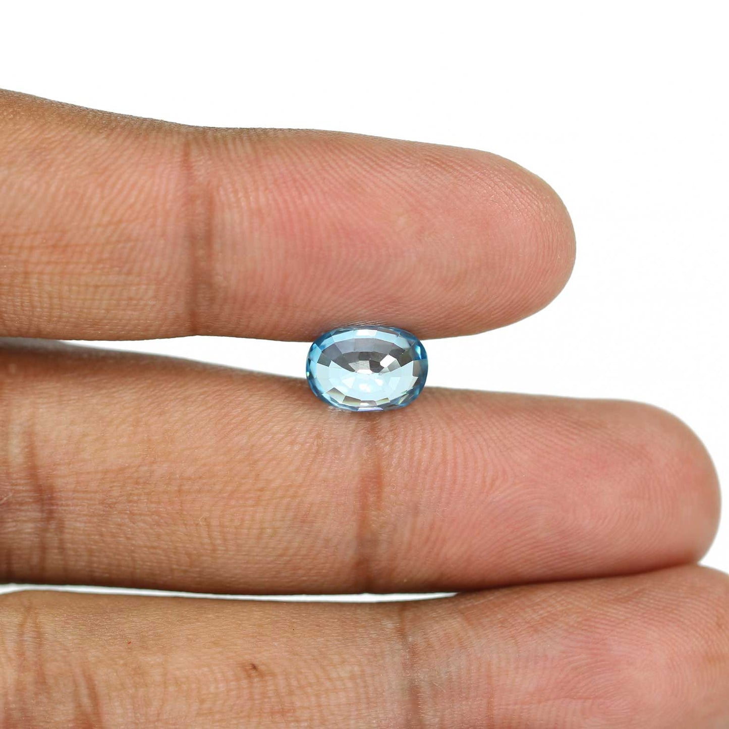 Blue Zircon 4.37 Carat