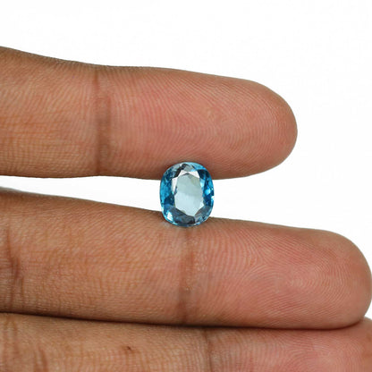 Blue Zircon 4.89 Carat