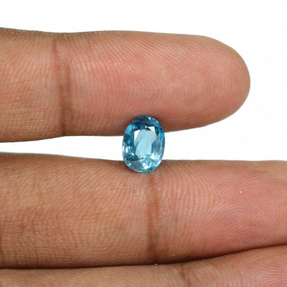 Blue Zircon 4.43 Carat