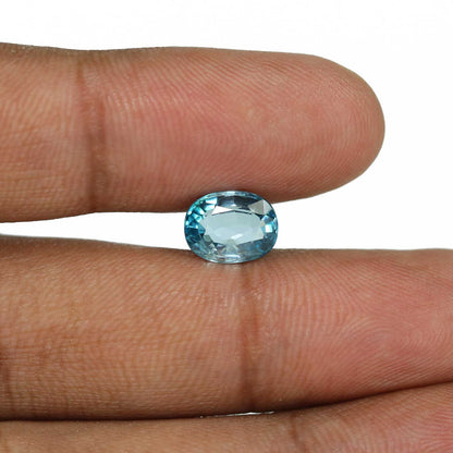 Blue Zircon 4.24 Carat