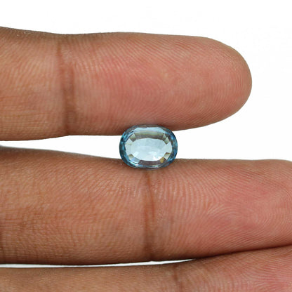 Blue Zircon 4.24 Carat
