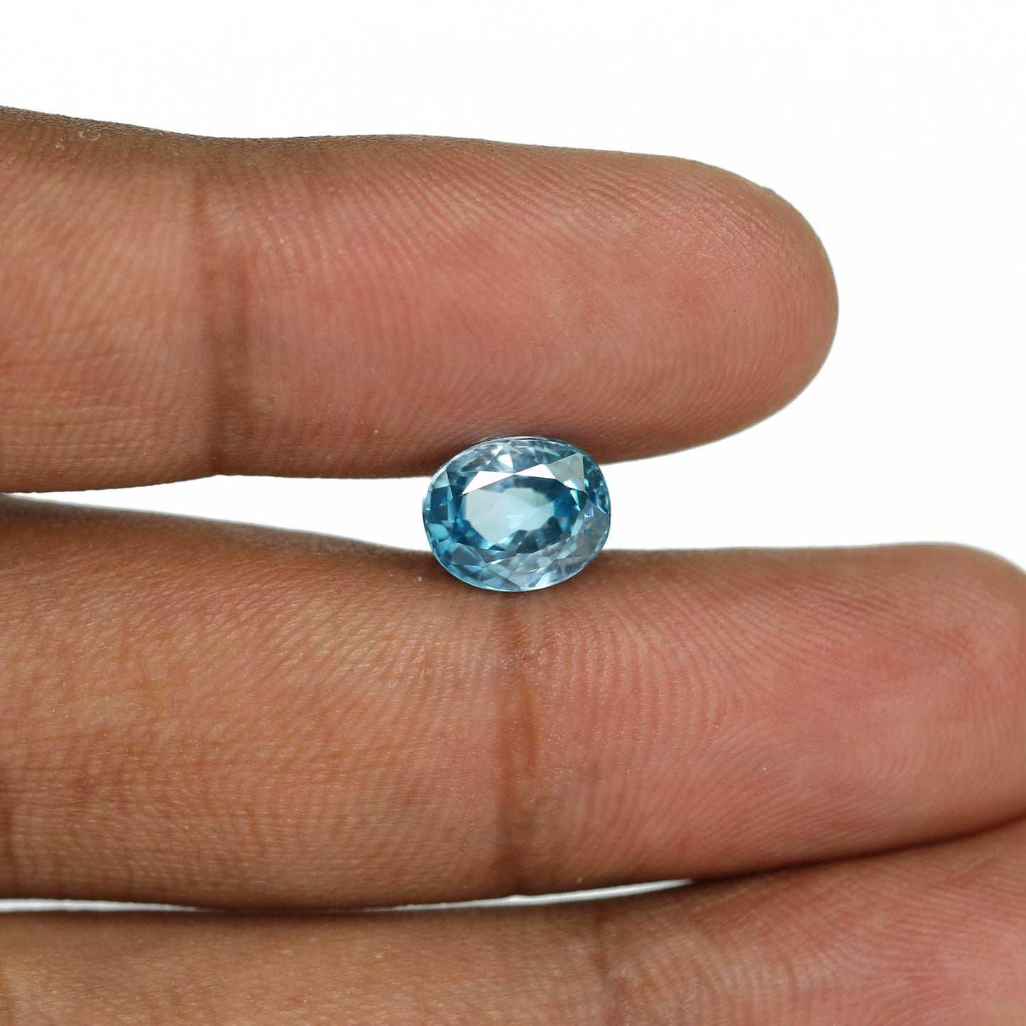 Blue Zircon 4.4 Carat