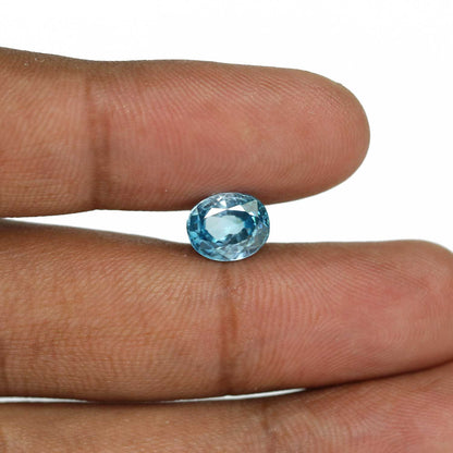 Blue Zircon 4.4 Carat