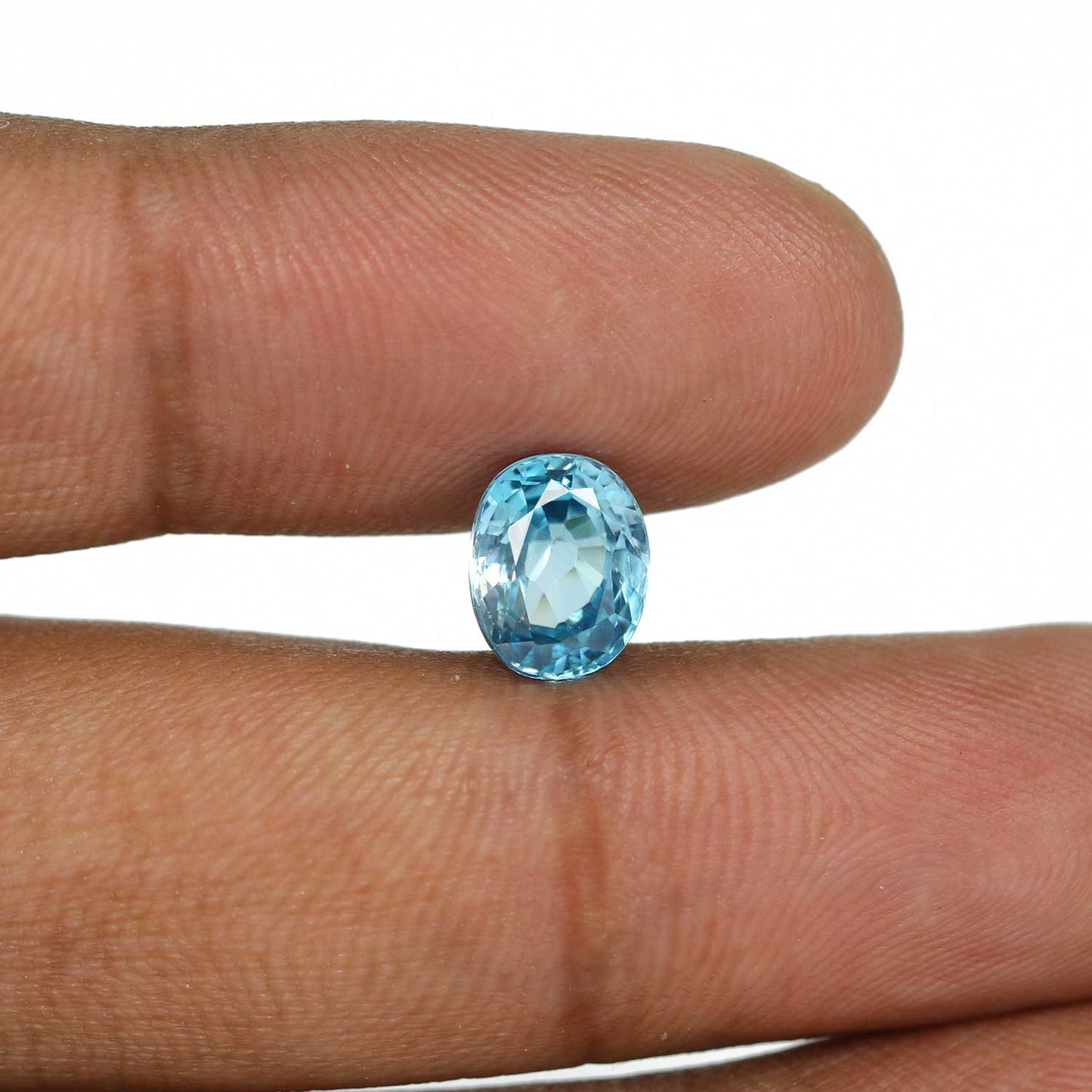 Blue Zircon 4.4 Carat