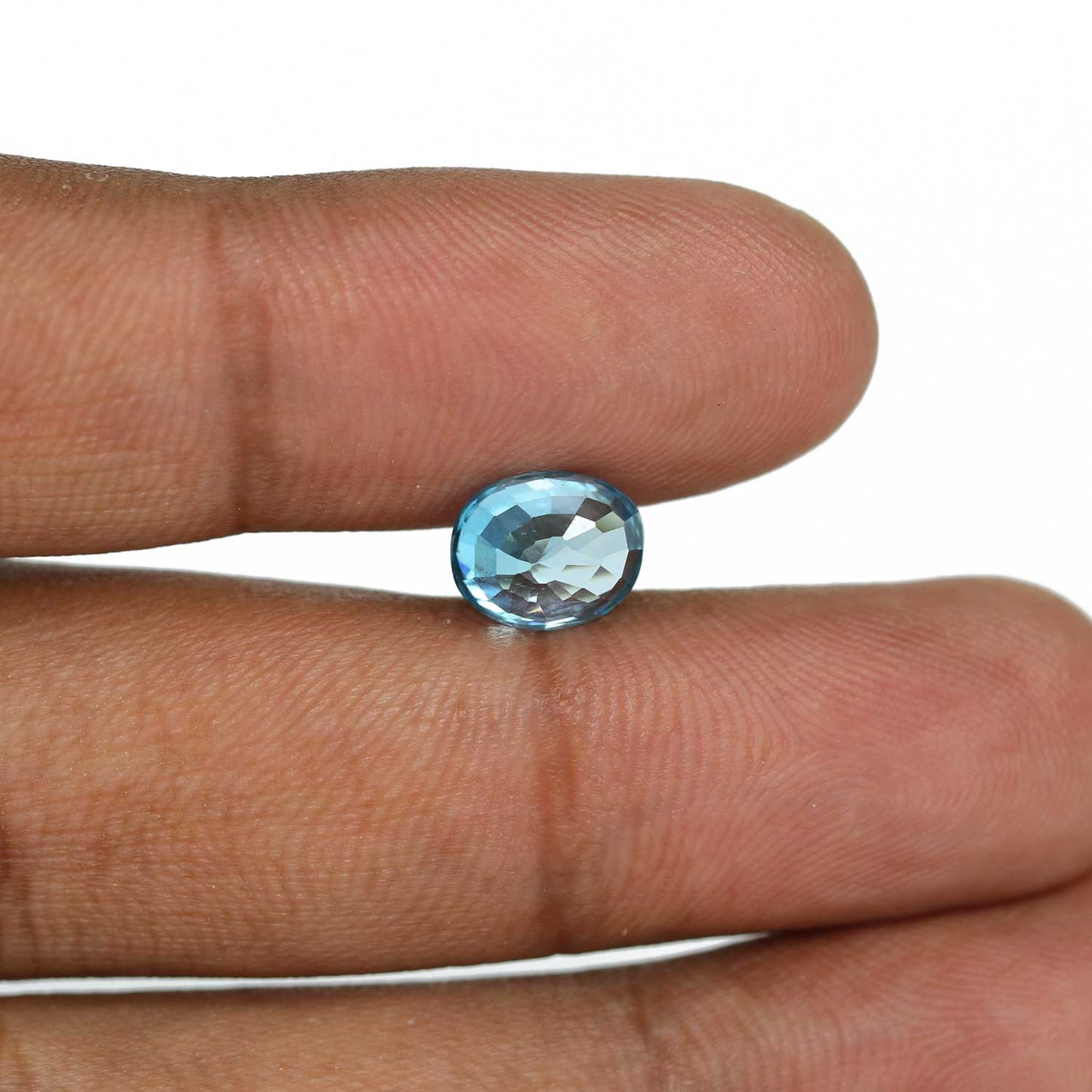 Blue Zircon 4.4 Carat
