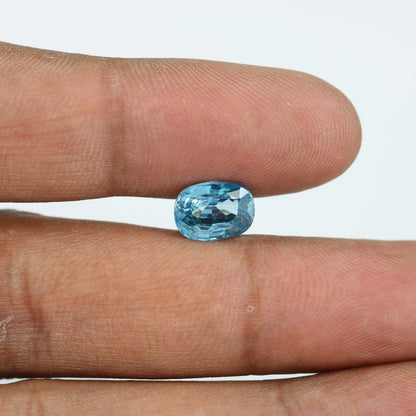 Blue Zircon 4.89 Carat