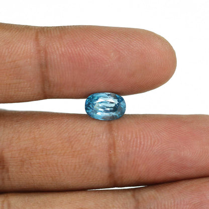 Blue Zircon 4.45 Carat