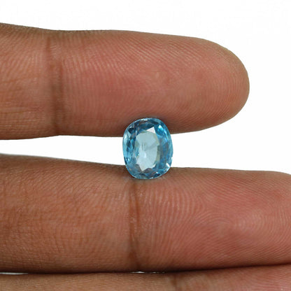 Blue Zircon 4.9 Carat