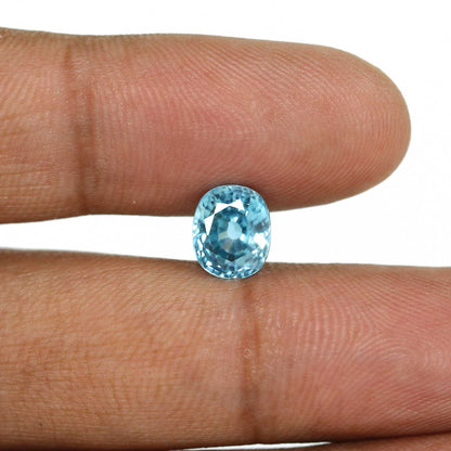 Blue Zircon 4.67 Carat