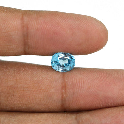 Blue Zircon 4.06 Carat