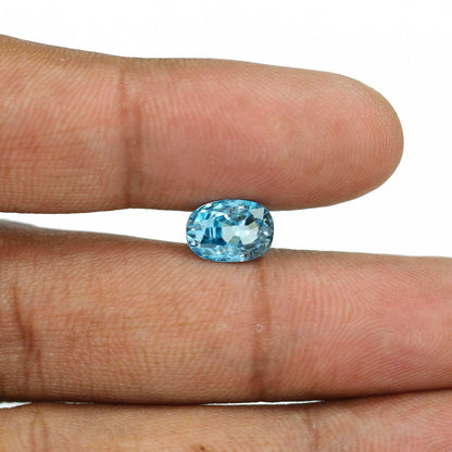 Blue Zircon 4.86 Carat