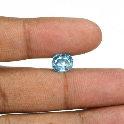 Blue Zircon 4.8 Carat