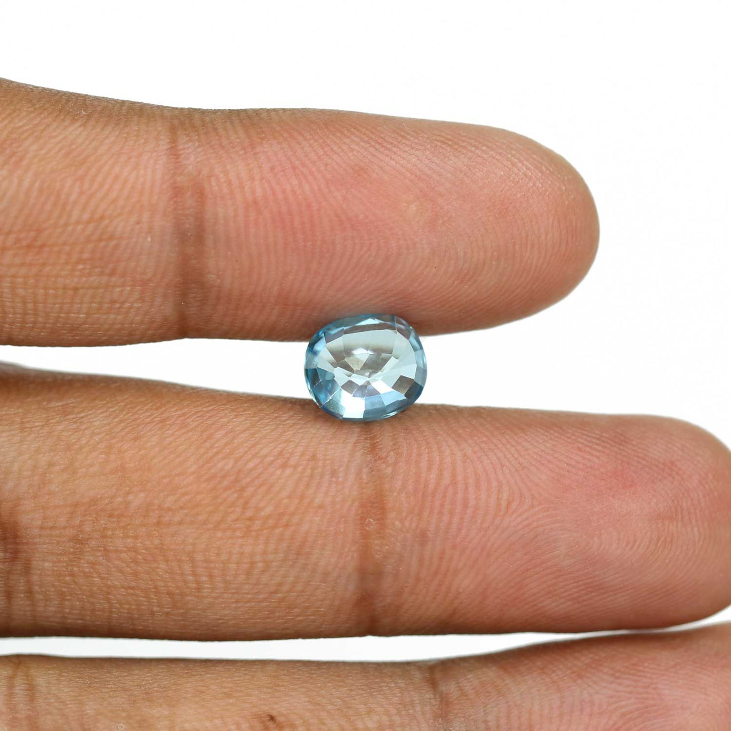 Blue Zircon 4.8 Carat