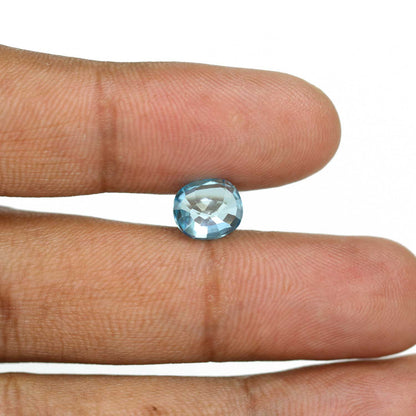 Blue Zircon 4.8 Carat
