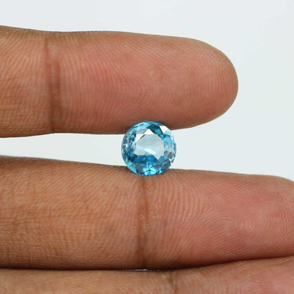 Blue Zircon 4.3 Carat