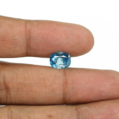 Blue Zircon 4.09 Carat
