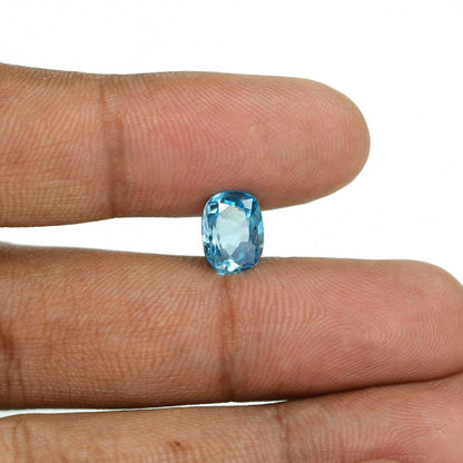 Blue Zircon 4.09 Carat