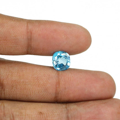 Blue Zircon 4.4 Carat