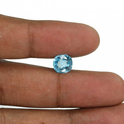 Blue Zircon 4.18 Carat