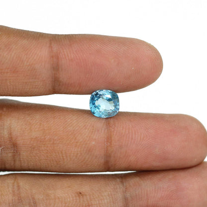 Blue Zircon 4.01 Carat