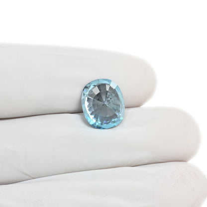 Blue Zircon 7.91 Carat