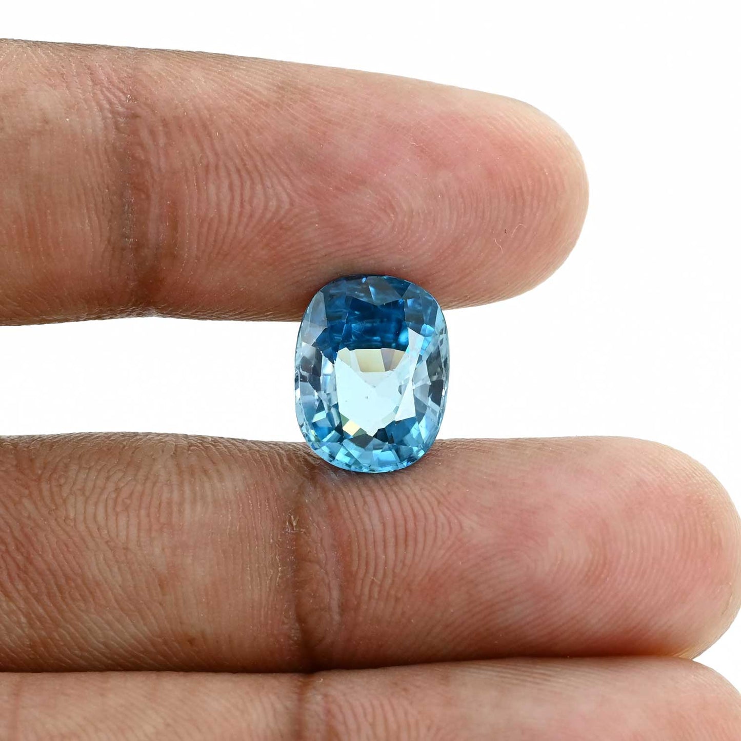 Blue Zircon 6.85 Carat