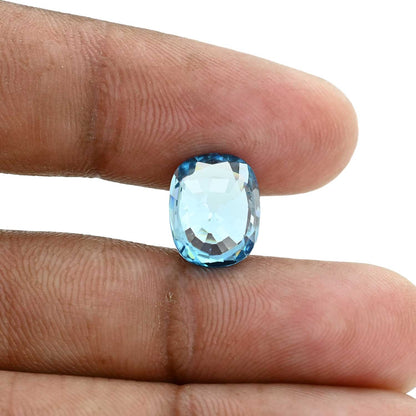 Blue Zircon 6.85 Carat