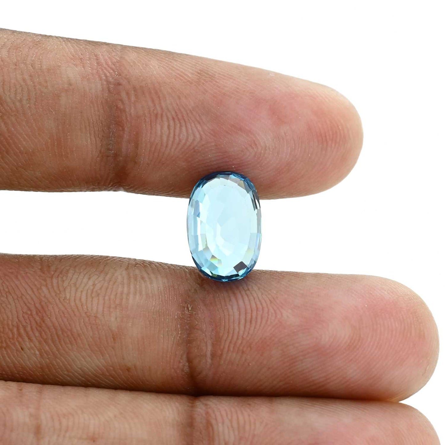 Blue Zircon 7.44 Carat