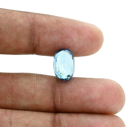 Blue Zircon 7.44 Carat