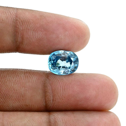 Blue Zircon 6.95 Carat