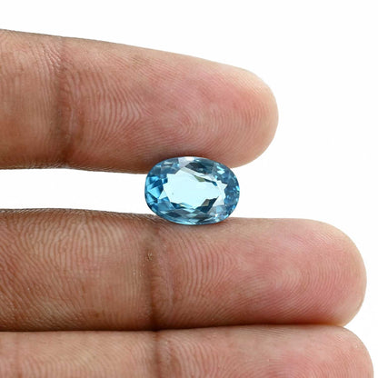 Blue Zircon 6.7 Carat
