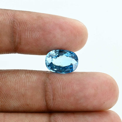 Blue Zircon 6.17 Carat