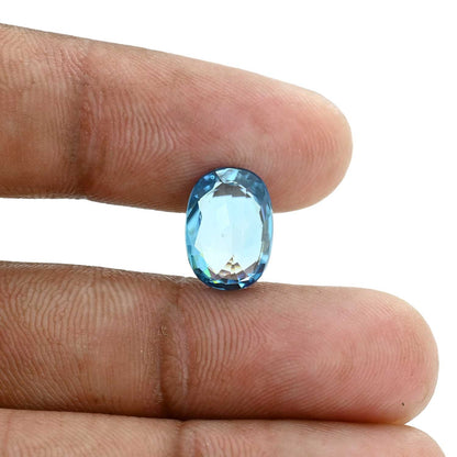 Blue Zircon 6.17 Carat