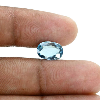 Blue Zircon 5.62 Carat