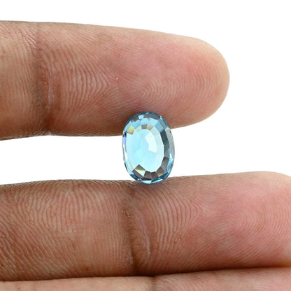Blue Zircon 5.38 Carat