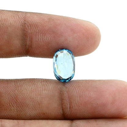 Blue Zircon 6.62 Carat