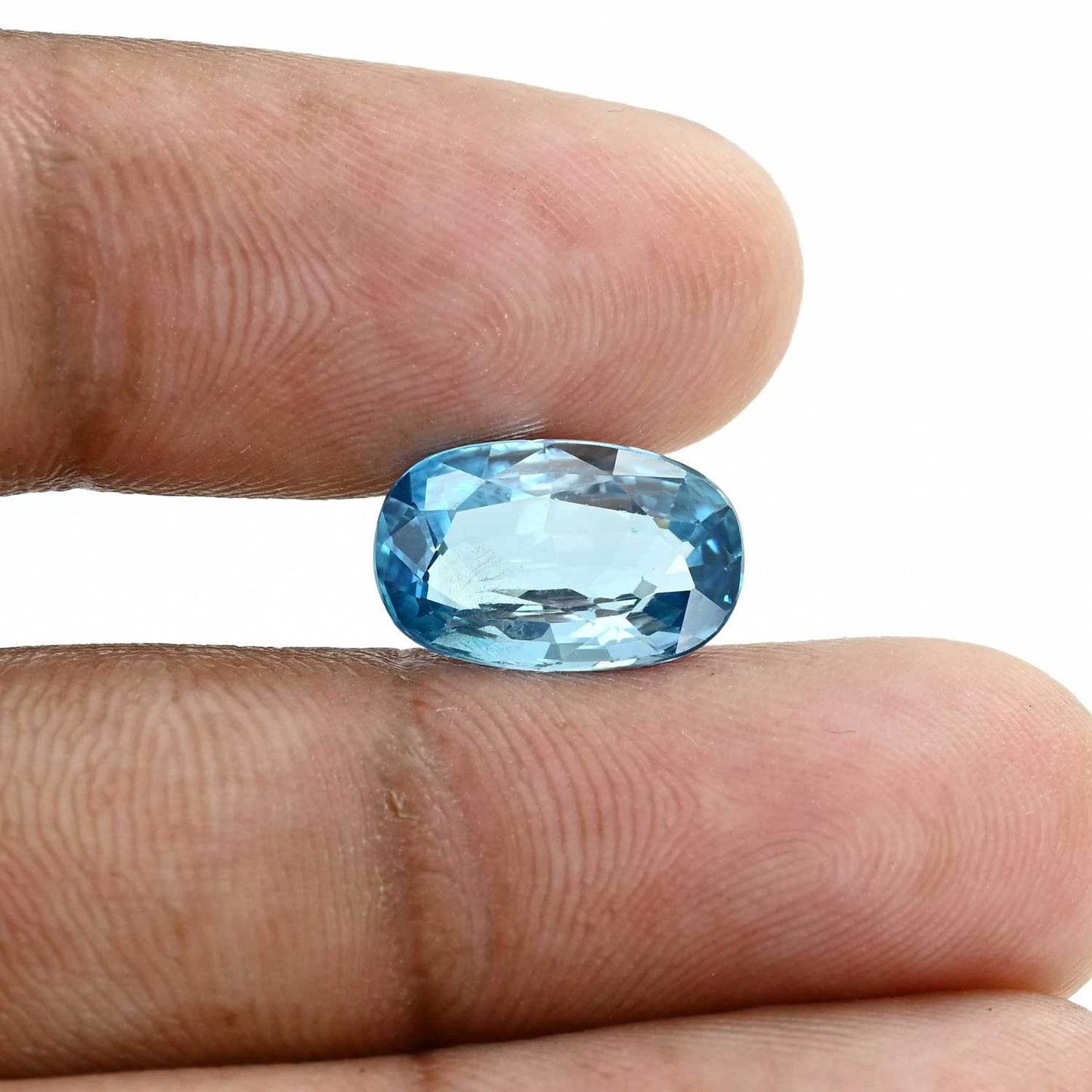 Blue Zircon 6.64 Carat