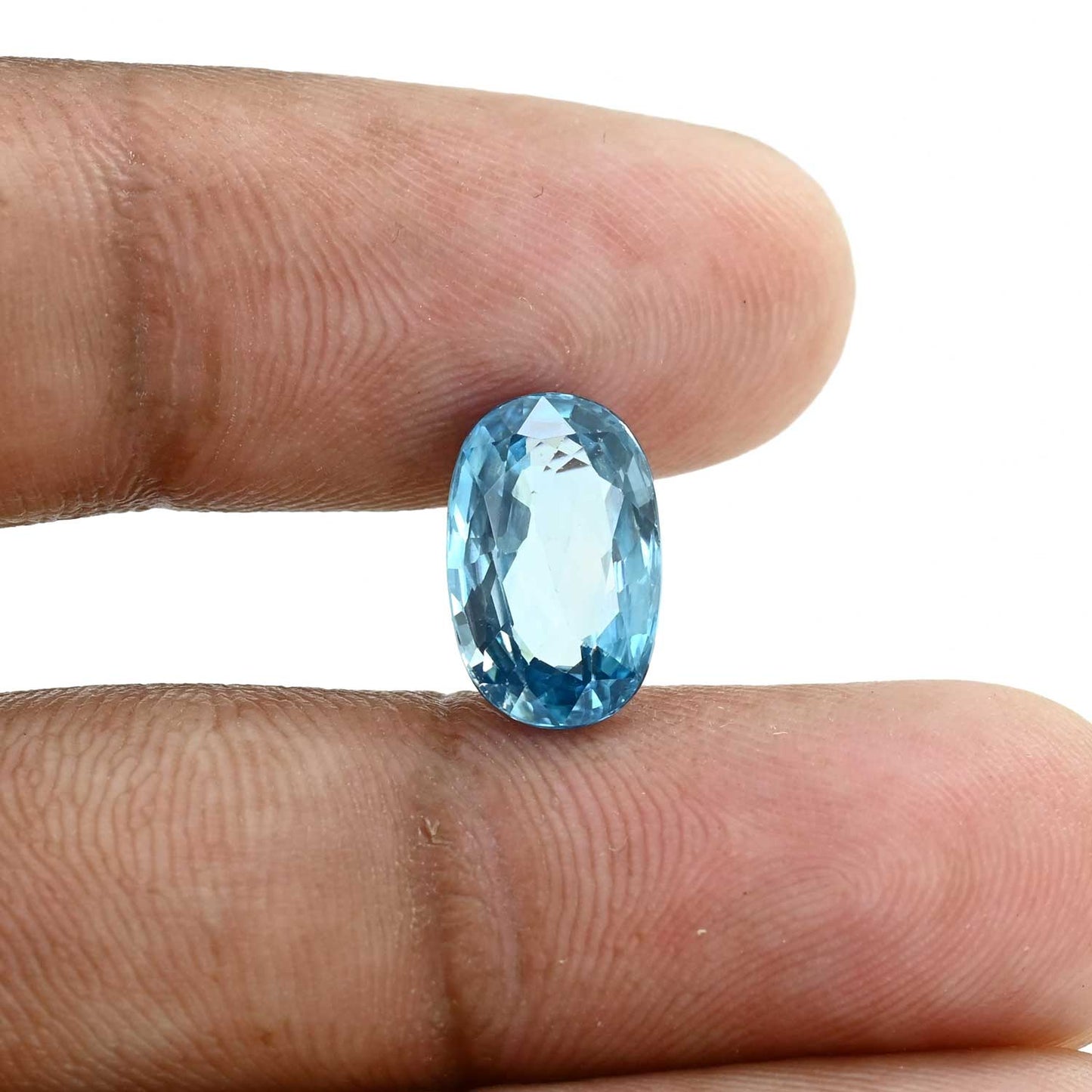 Blue Zircon 6.22 Carat