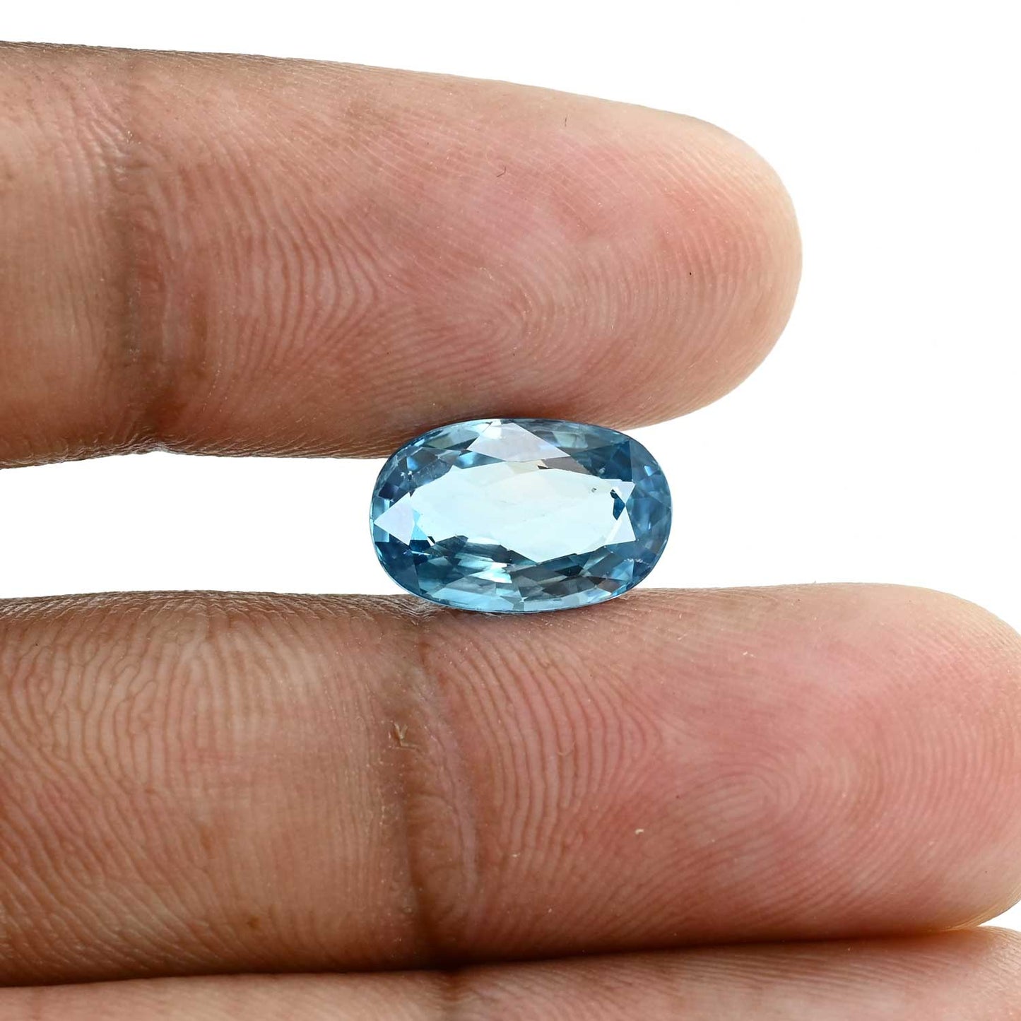 Blue Zircon 6.22 Carat