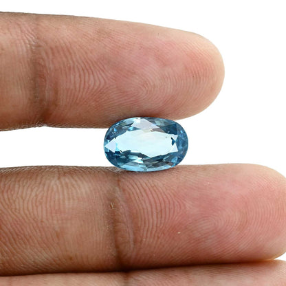 Blue Zircon 6.22 Carat