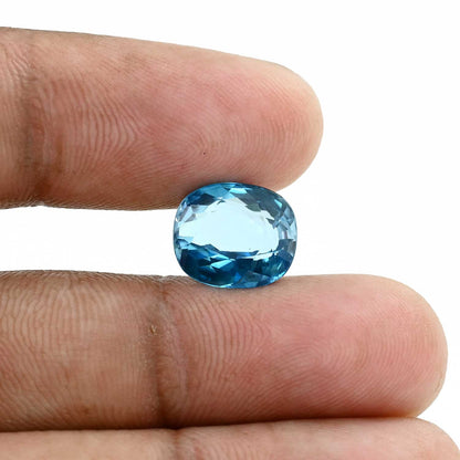 Blue Zircon 7.2 Carat