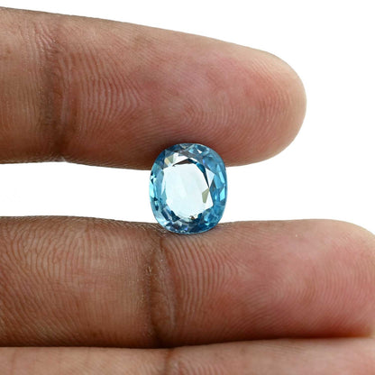 Blue Zircon 5.45 Carat