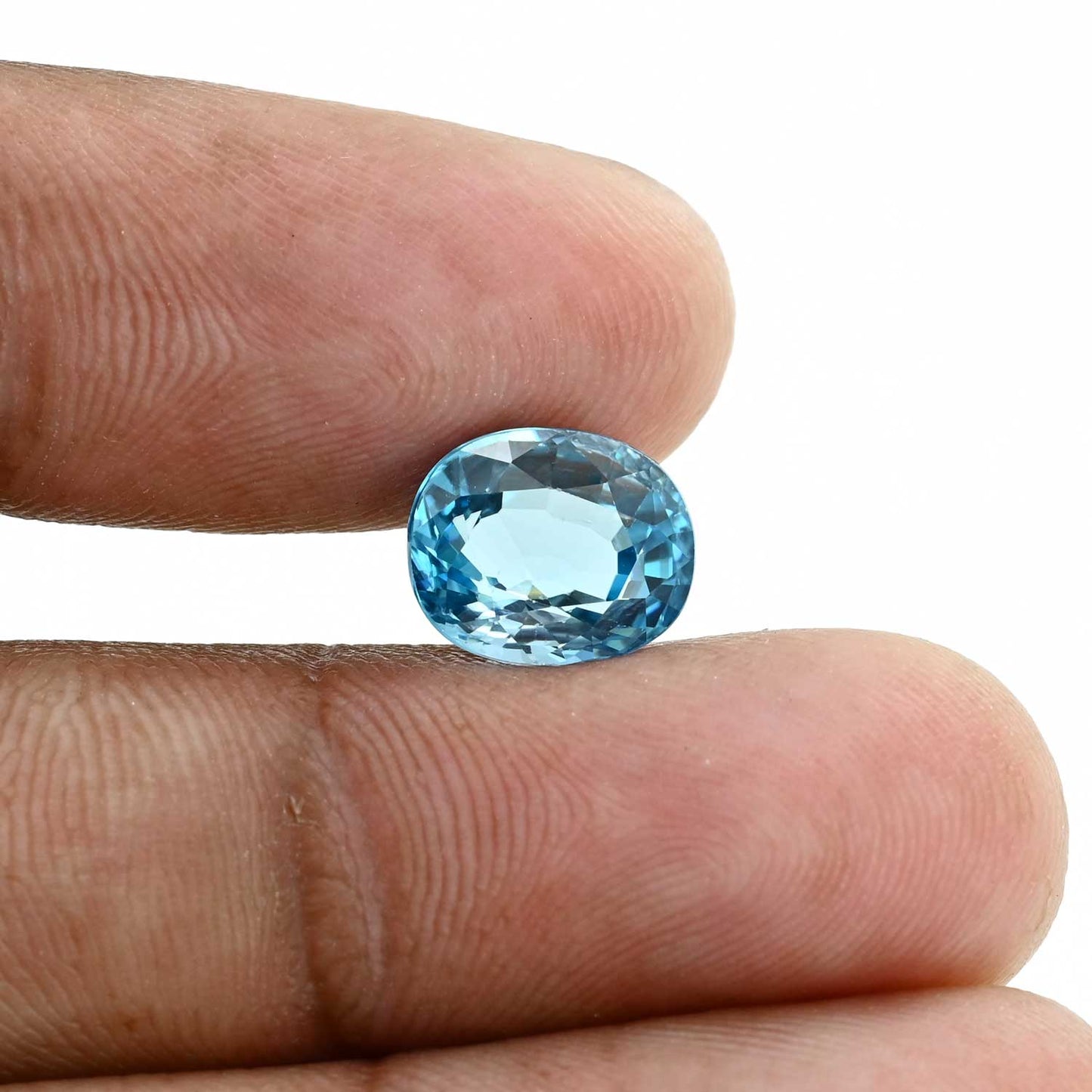 Blue Zircon 6.13 Carat