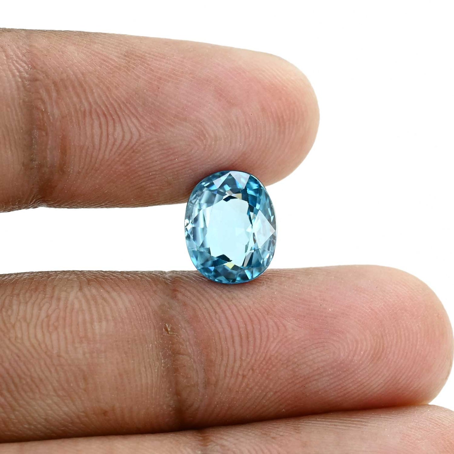 Blue Zircon 6.13 Carat