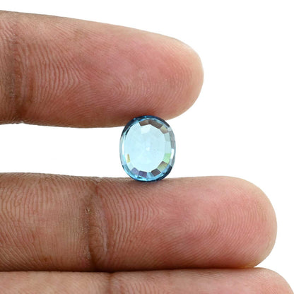 Blue Zircon 5.62 Carat