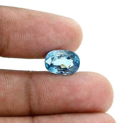 Blue Zircon 6.37 Carat