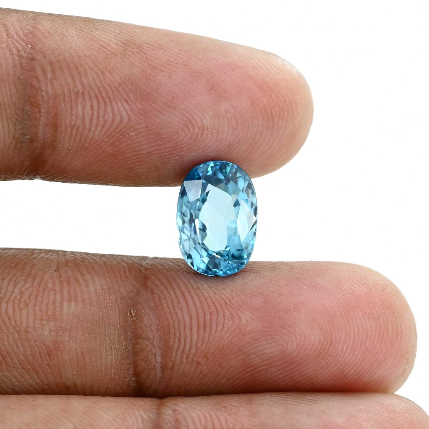 Blue Zircon 6.37 Carat
