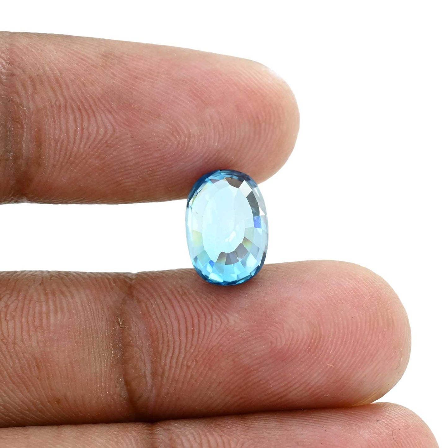 Blue Zircon 6.37 Carat
