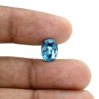 Blue Zircon 5.52 Carat