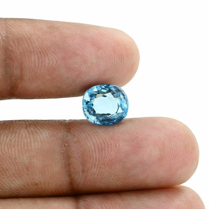 Blue Zircon 5.57 Carat
